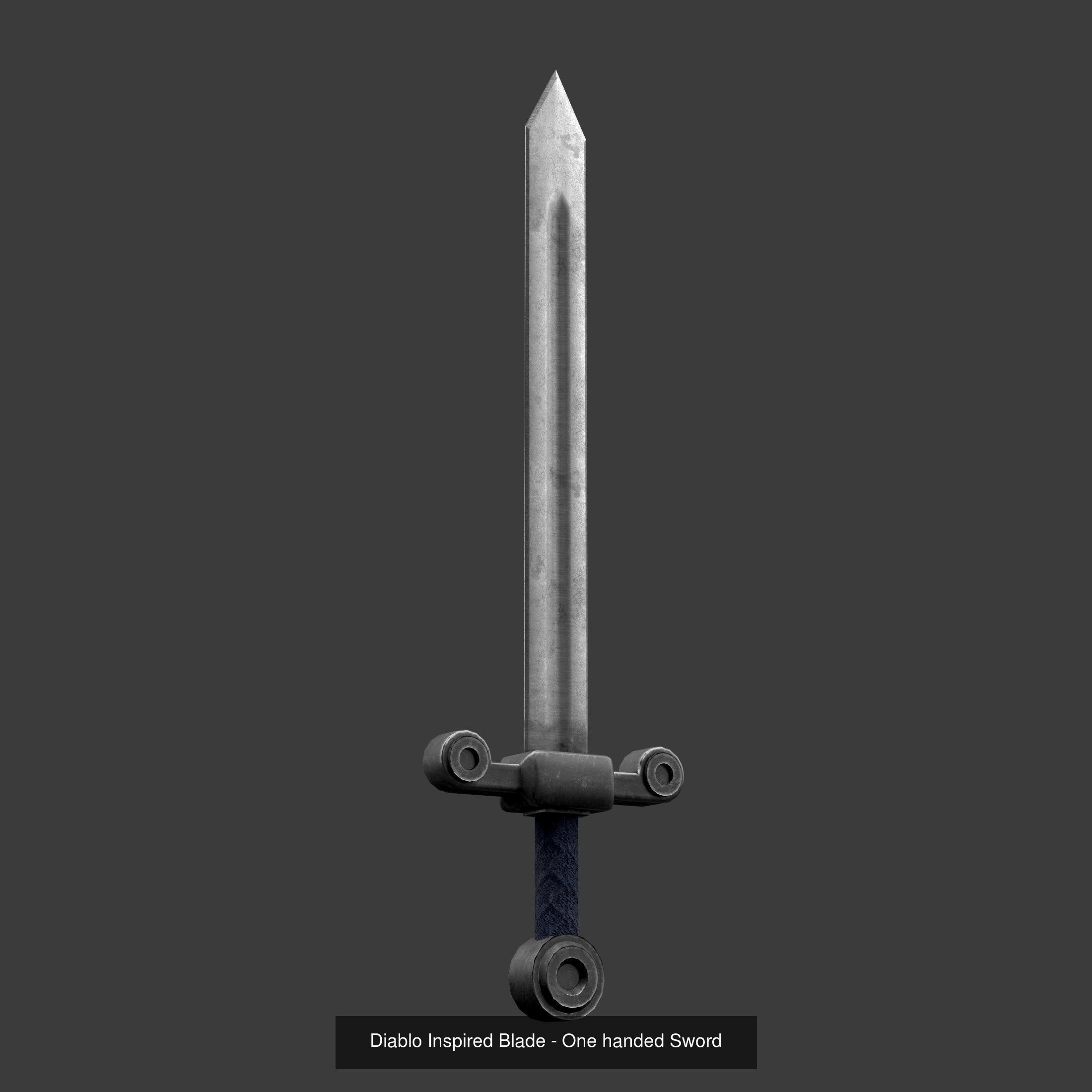Diablo Style Melee Weapons Pack 1 3D Model Collection _8