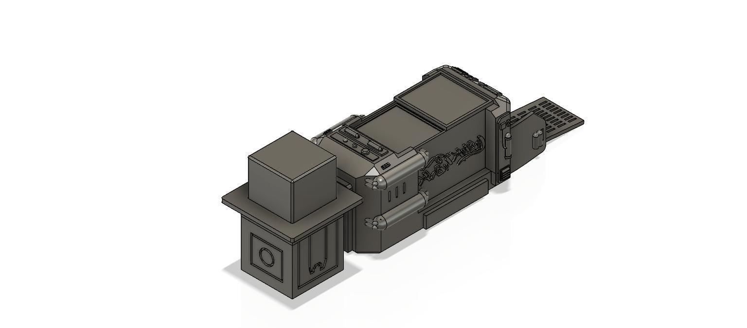 GALAXYs EDGE SPRITE COLA SPEEDER and Astromech droid 3D print  3D print model_4