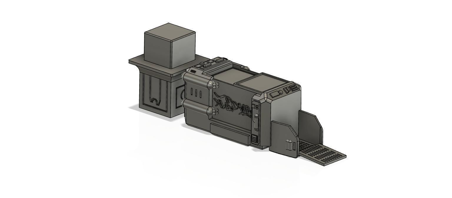 GALAXYs EDGE SPRITE COLA SPEEDER and Astromech droid 3D print  3D print model_2
