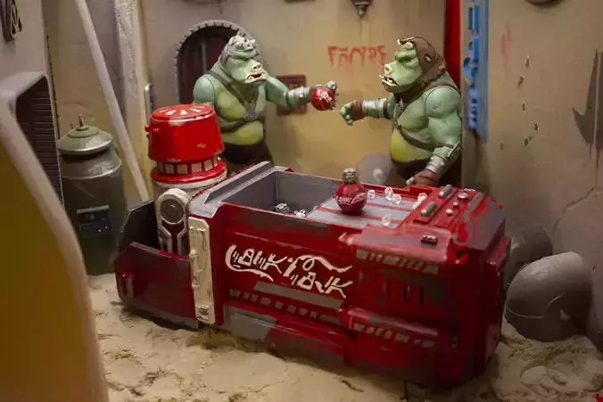 GALAXYs EDGE SPRITE COLA SPEEDER and Astromech droid 3D print 