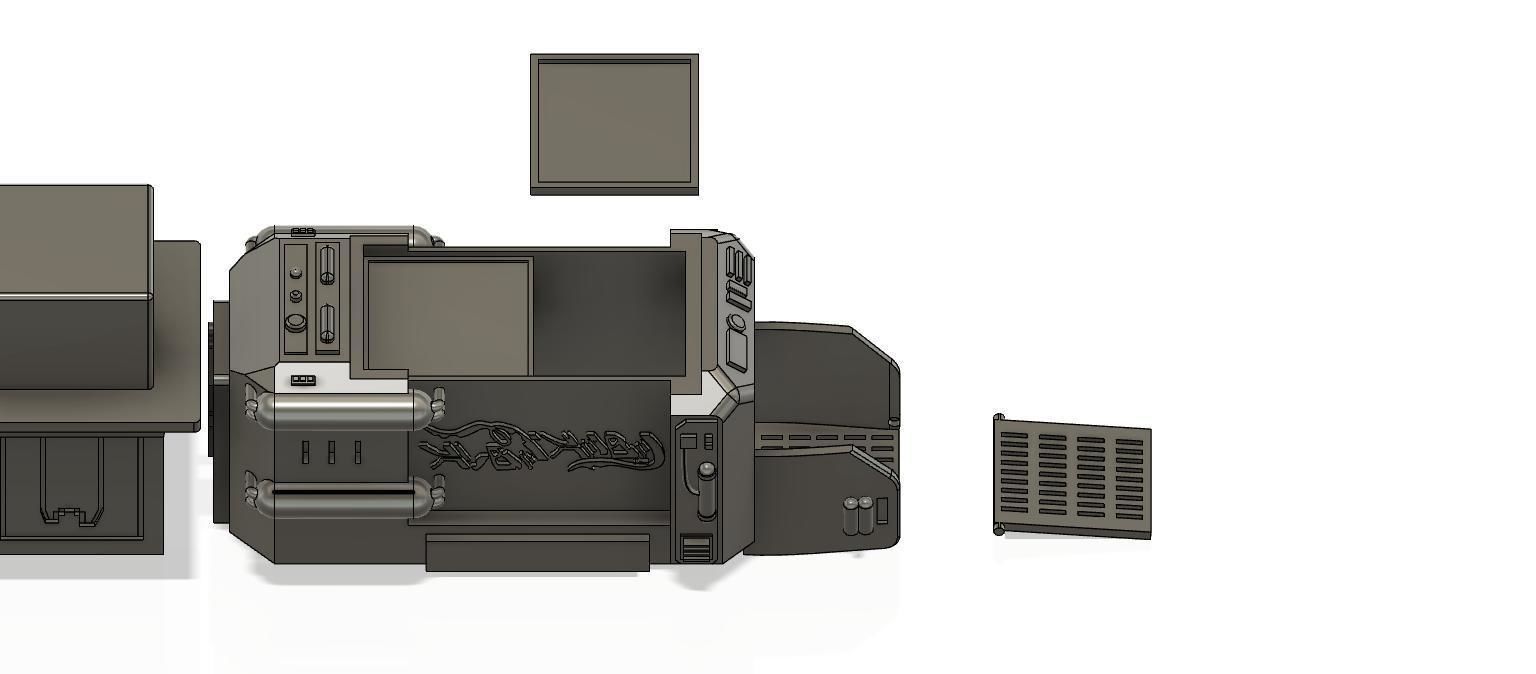 GALAXYs EDGE SPRITE COLA SPEEDER and Astromech droid 3D print  3D print model_5