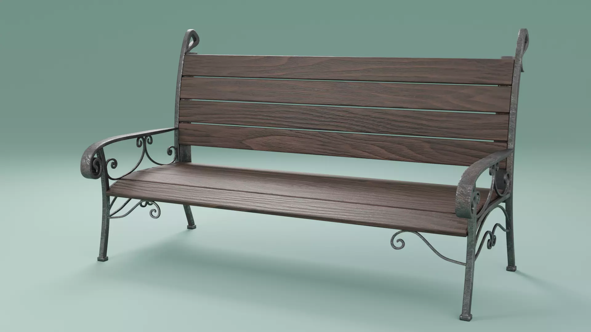 3D bench for print Free 3D print model_0