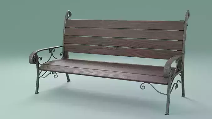 3D bench for print Free 3D print model