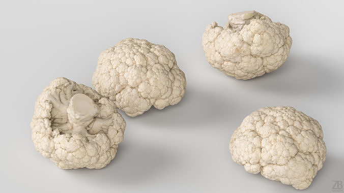 Cauliflower 3D model 3