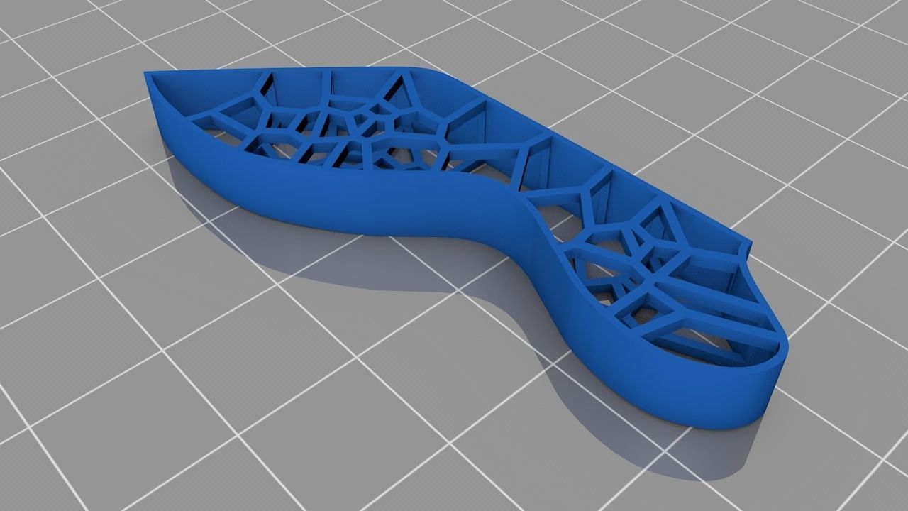 VORONOI GUITAR 3D PRINT 3D print model_19