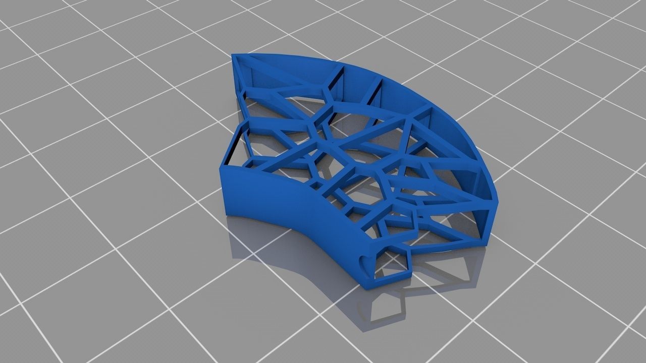 VORONOI GUITAR 3D PRINT 3D print model_13