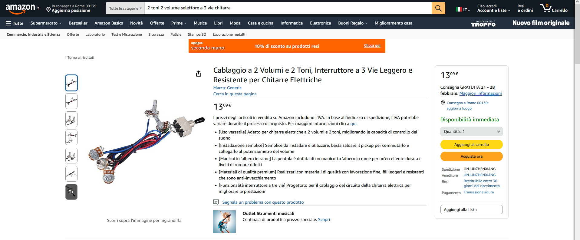 VORONOI GUITAR 3D PRINT 3D print model_34