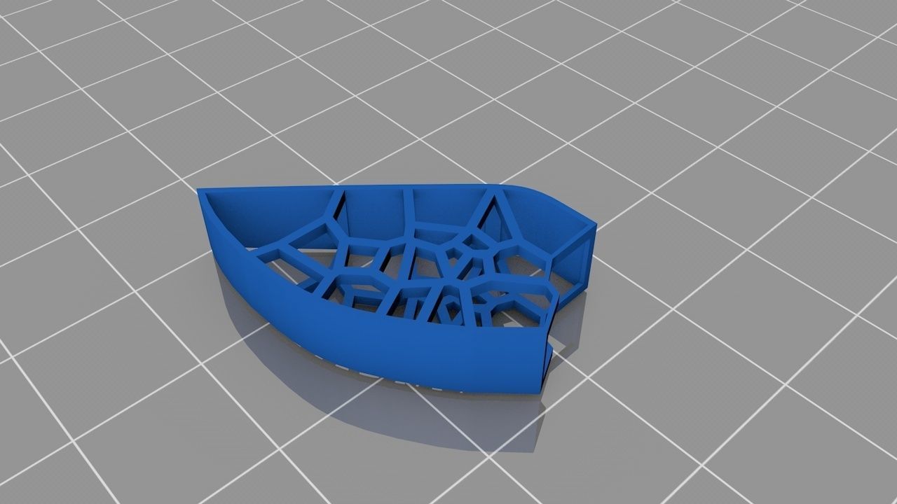 VORONOI GUITAR 3D PRINT 3D print model_16