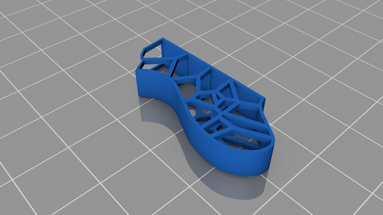 VORONOI GUITAR 3D PRINT 3D print model_12