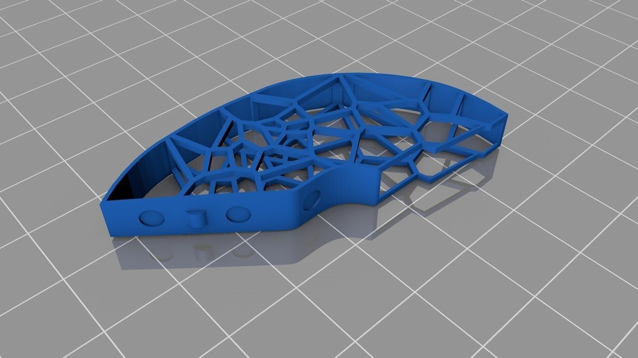 VORONOI GUITAR 3D PRINT 3D print model_17