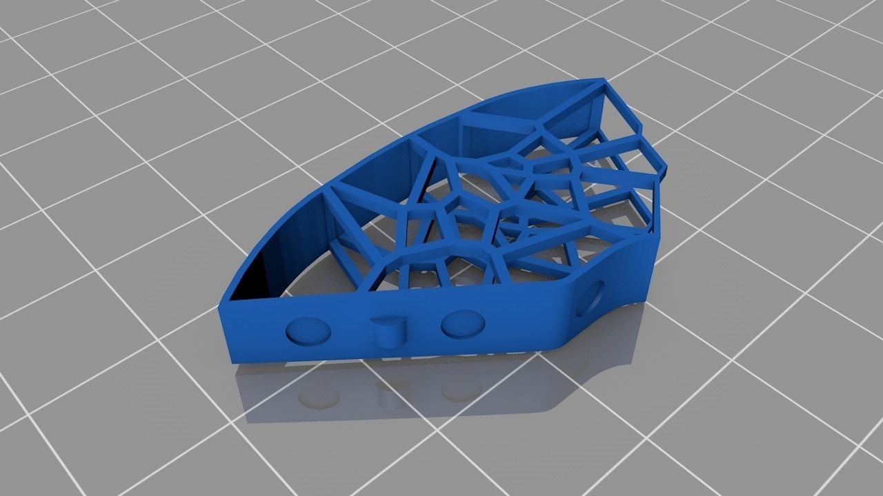 VORONOI GUITAR 3D PRINT 3D print model_14