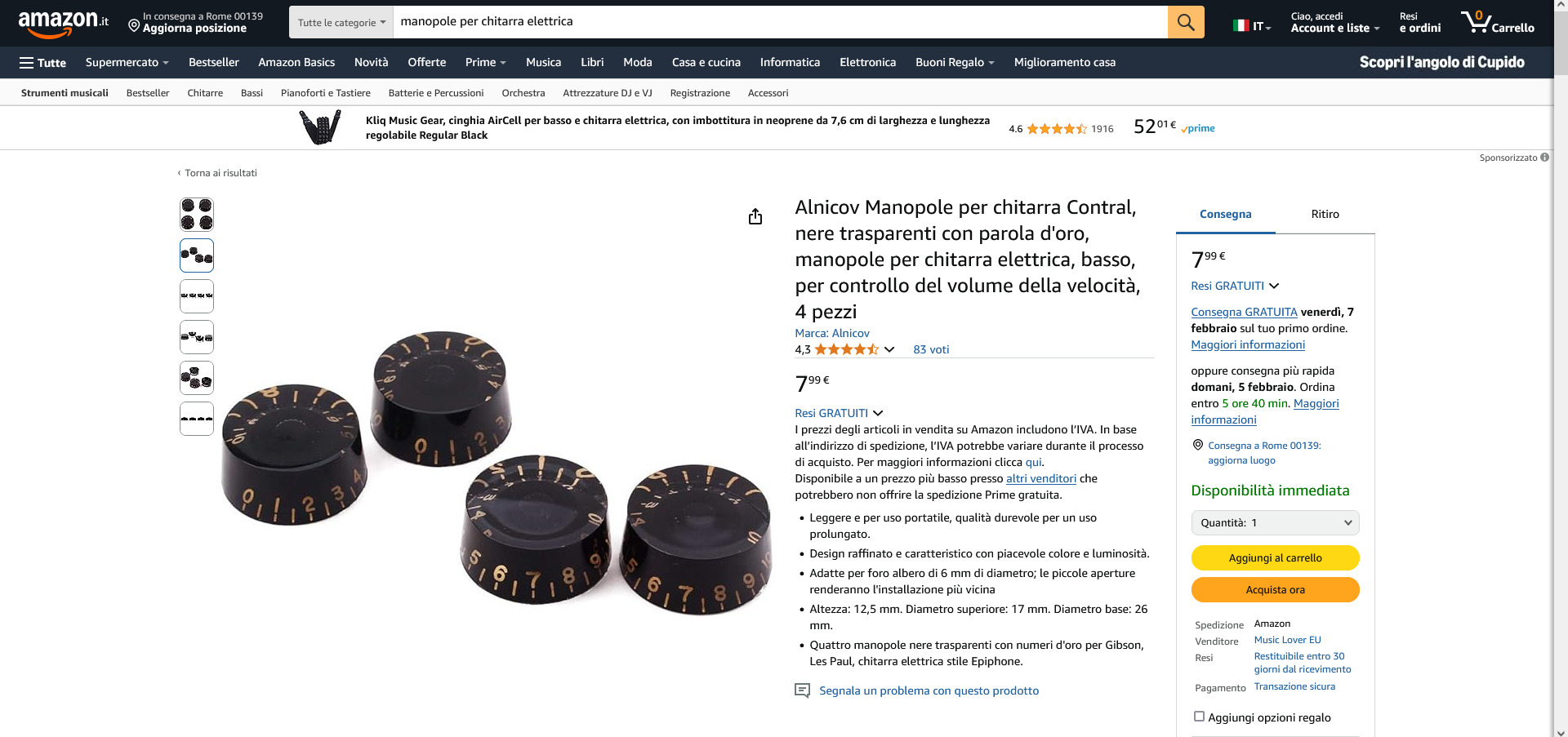 VORONOI GUITAR 3D PRINT 3D print model_38