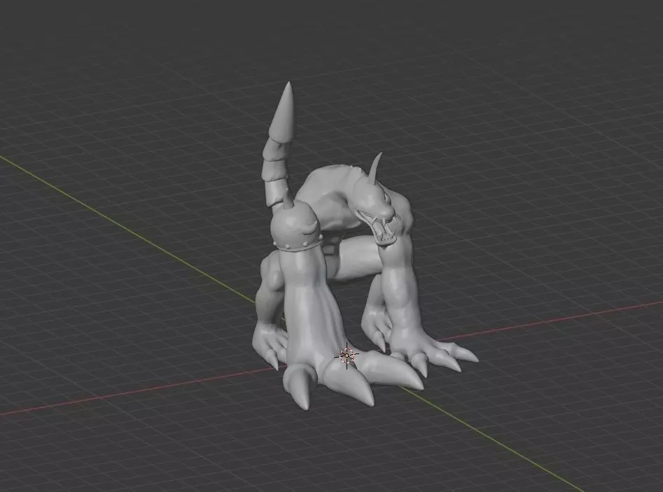 DIGIMON CYCLONEMON 3D print model_0