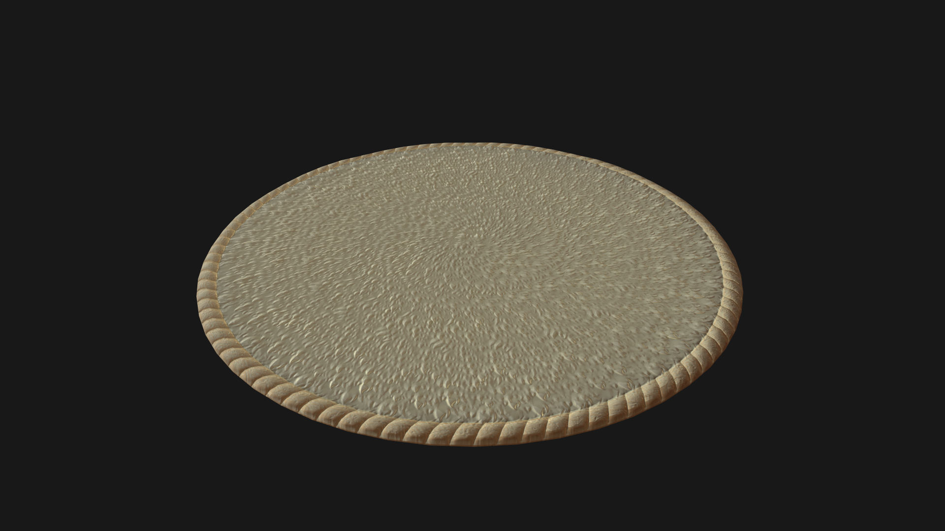 Carpet set Low-poly 3D model_4