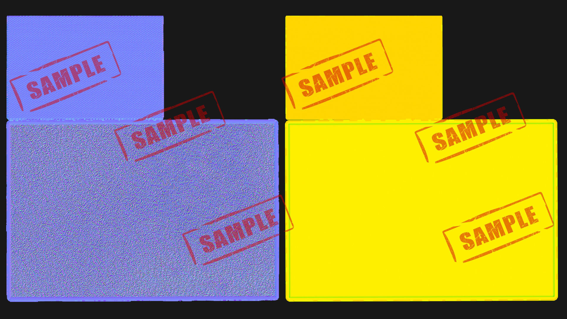 Carpet set Low-poly 3D model_17