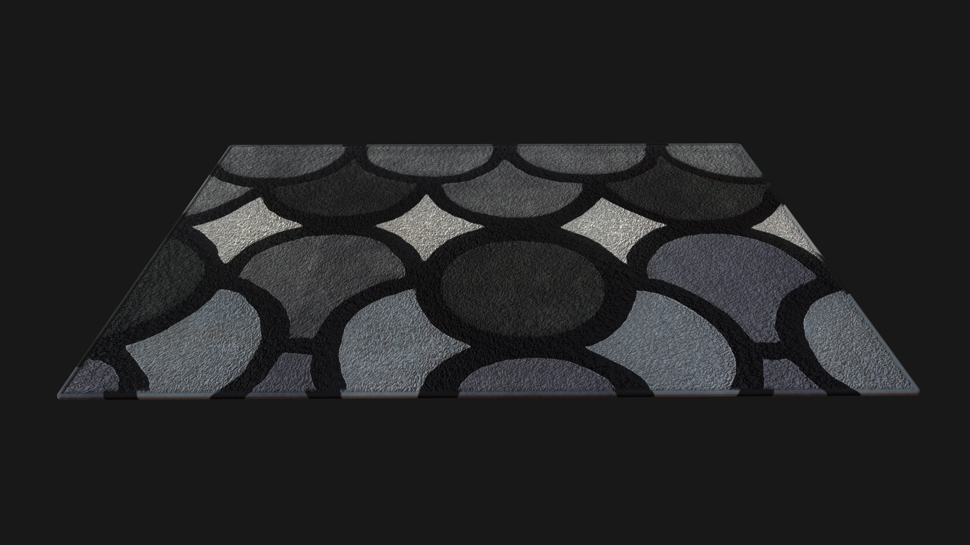 Carpet set Low-poly 3D model_12