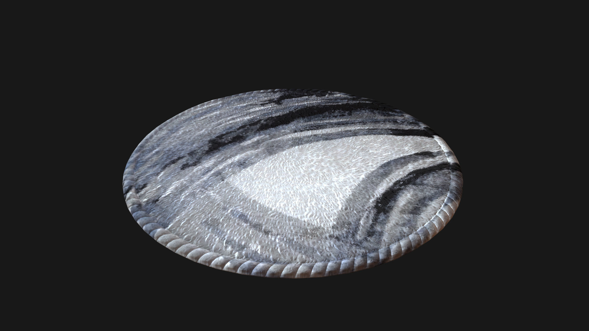 Carpet set Low-poly 3D model_5