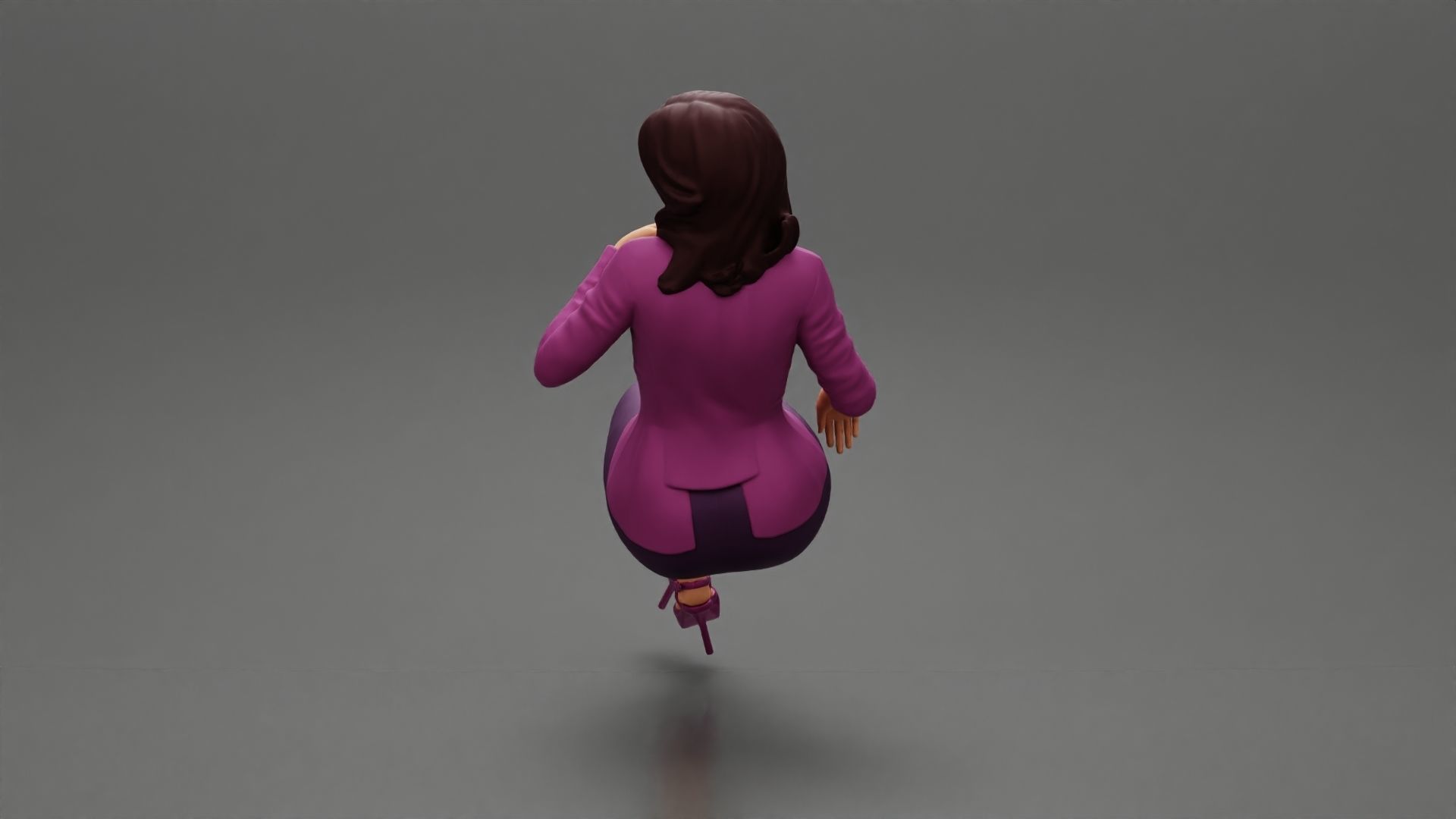 2 Businesswoman Sitting On Private Plane 3D print model_16