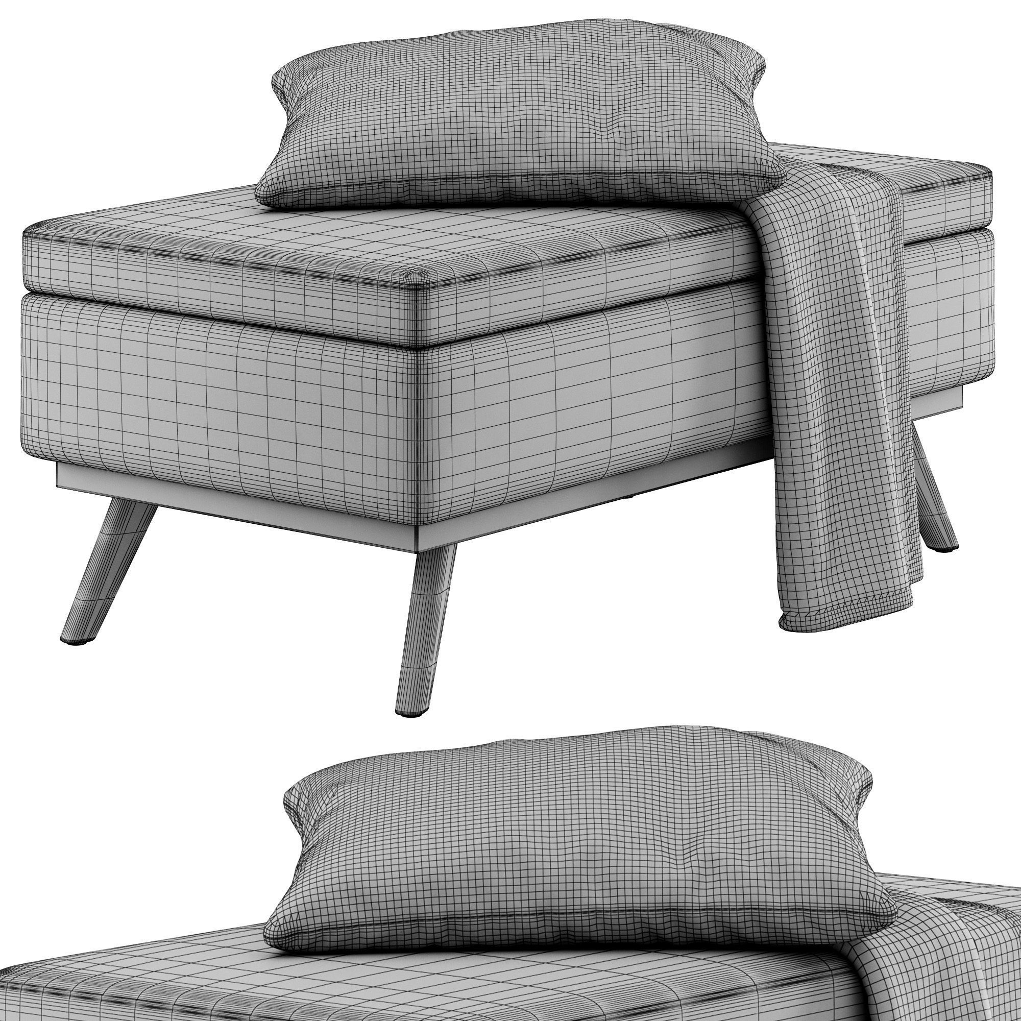 Owen Bench by Simpli Home 3D model_13