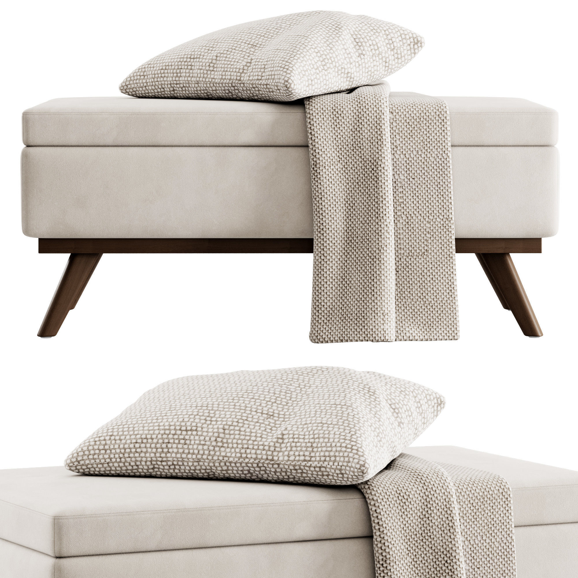 Owen Bench by Simpli Home 3D model_2