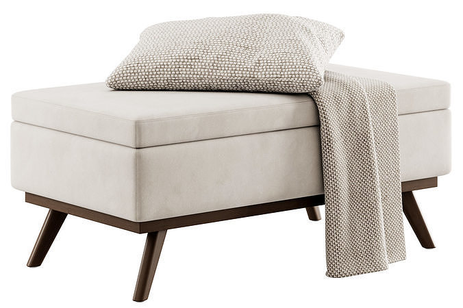 Owen Bench by Simpli Home 3D model 7