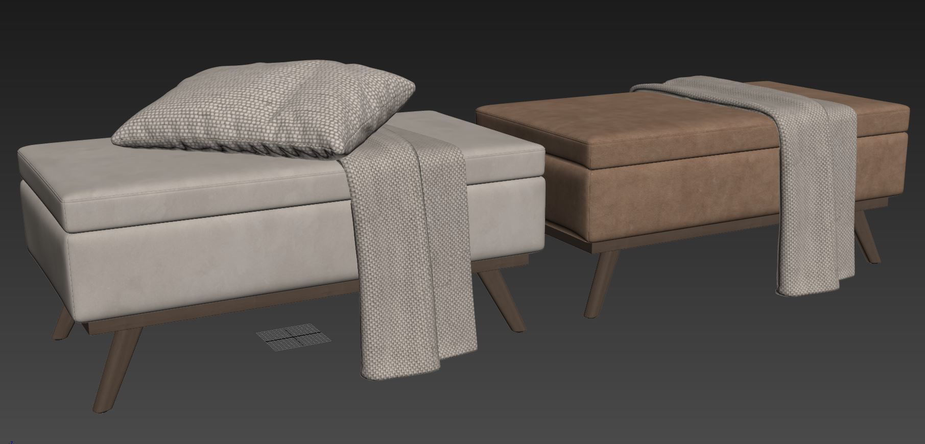 Owen Bench by Simpli Home 3D model_8