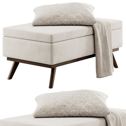 Owen Bench by Simpli Home 3D model 4