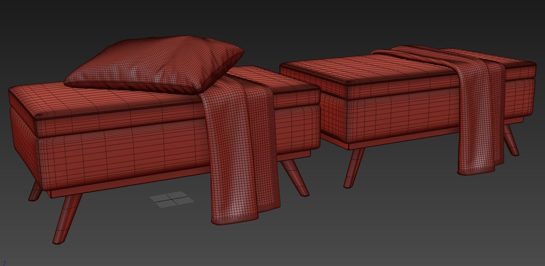 Owen Bench by Simpli Home 3D model_10