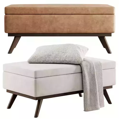 Owen Bench by Simpli Home 3D model