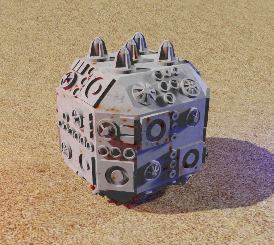 Scifi Tatooine SW Crate 3D Printable Generator Detail Sand box 3D print model_1