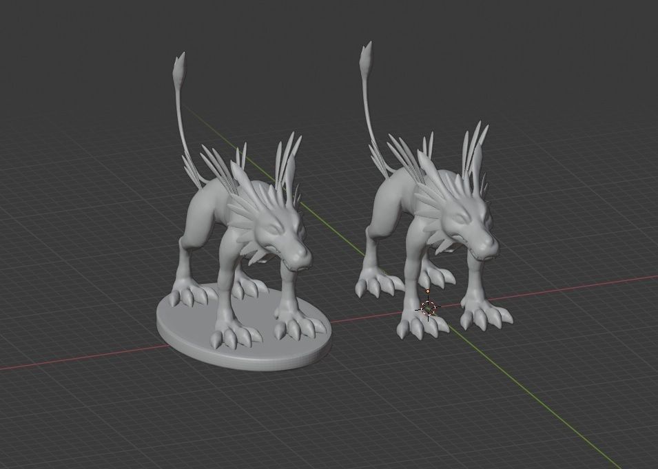 DIGIMON GARURUMON 3D print model_1