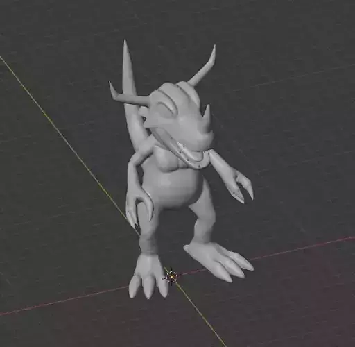 DIGIMON GREYMON 3D print model