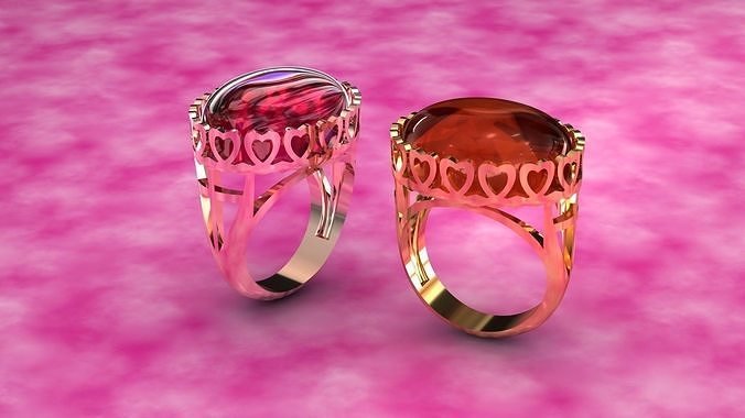 Fantasy rings  3D print model