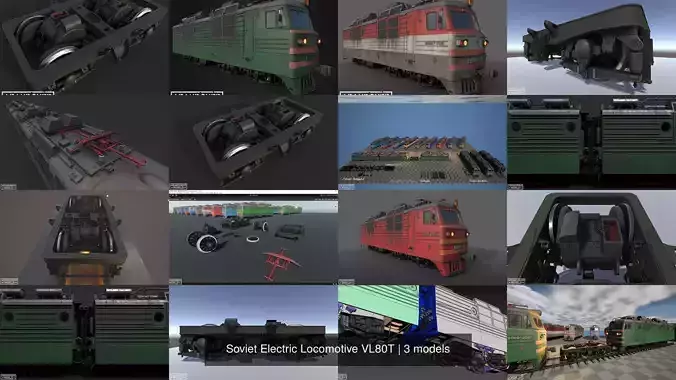 Soviet Electric Locomotive VL80T
