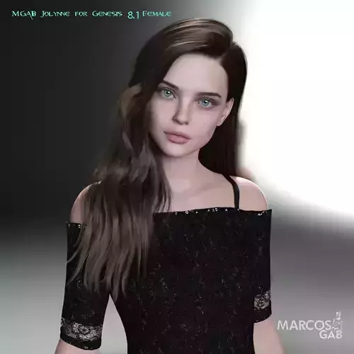 MGAB Jolynne for Genesis 8-1 Female 3D model