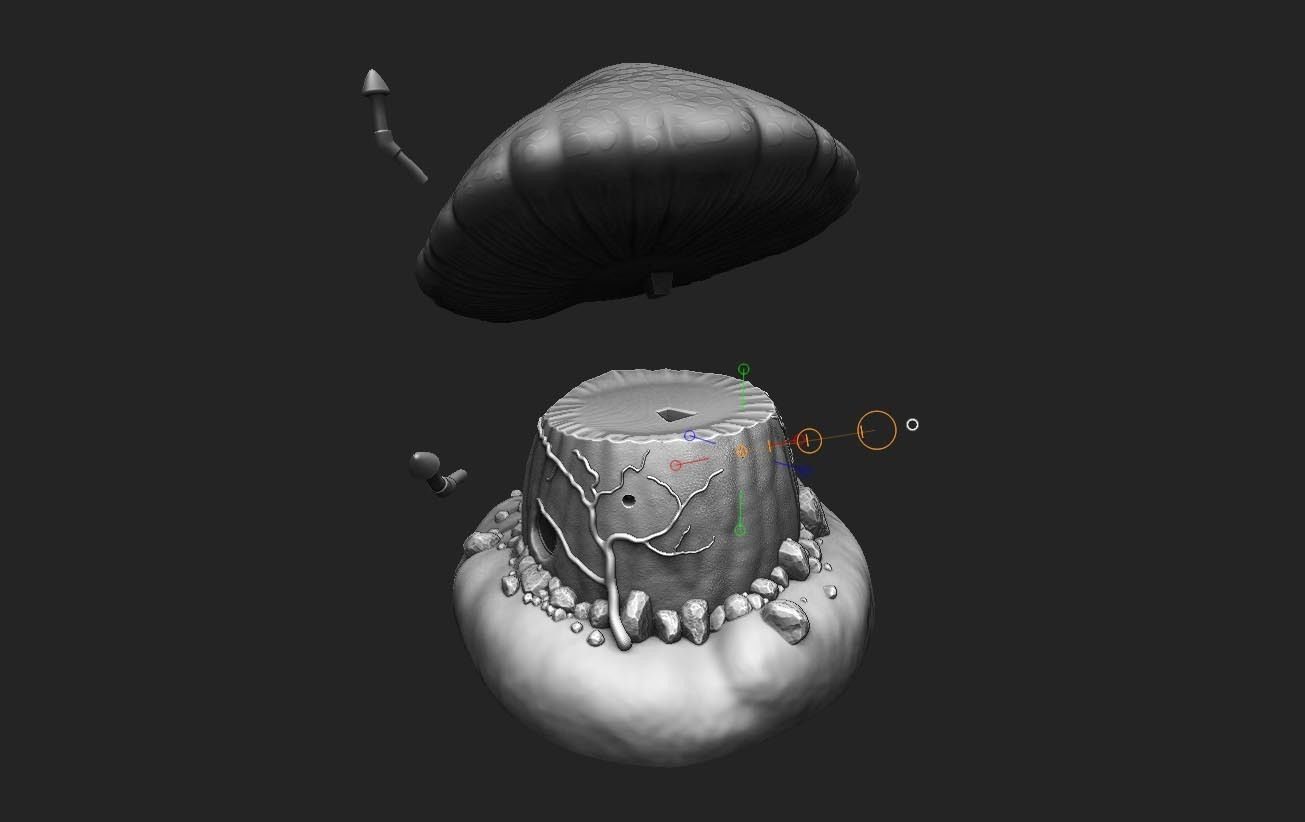 CASITA HONGO - MUSHROOM HOUSE 3D print model_2