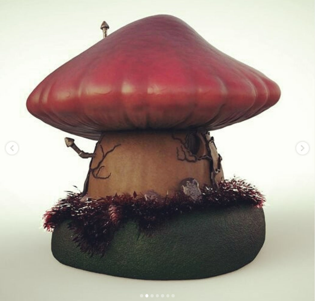 CASITA HONGO - MUSHROOM HOUSE 3D print model_5