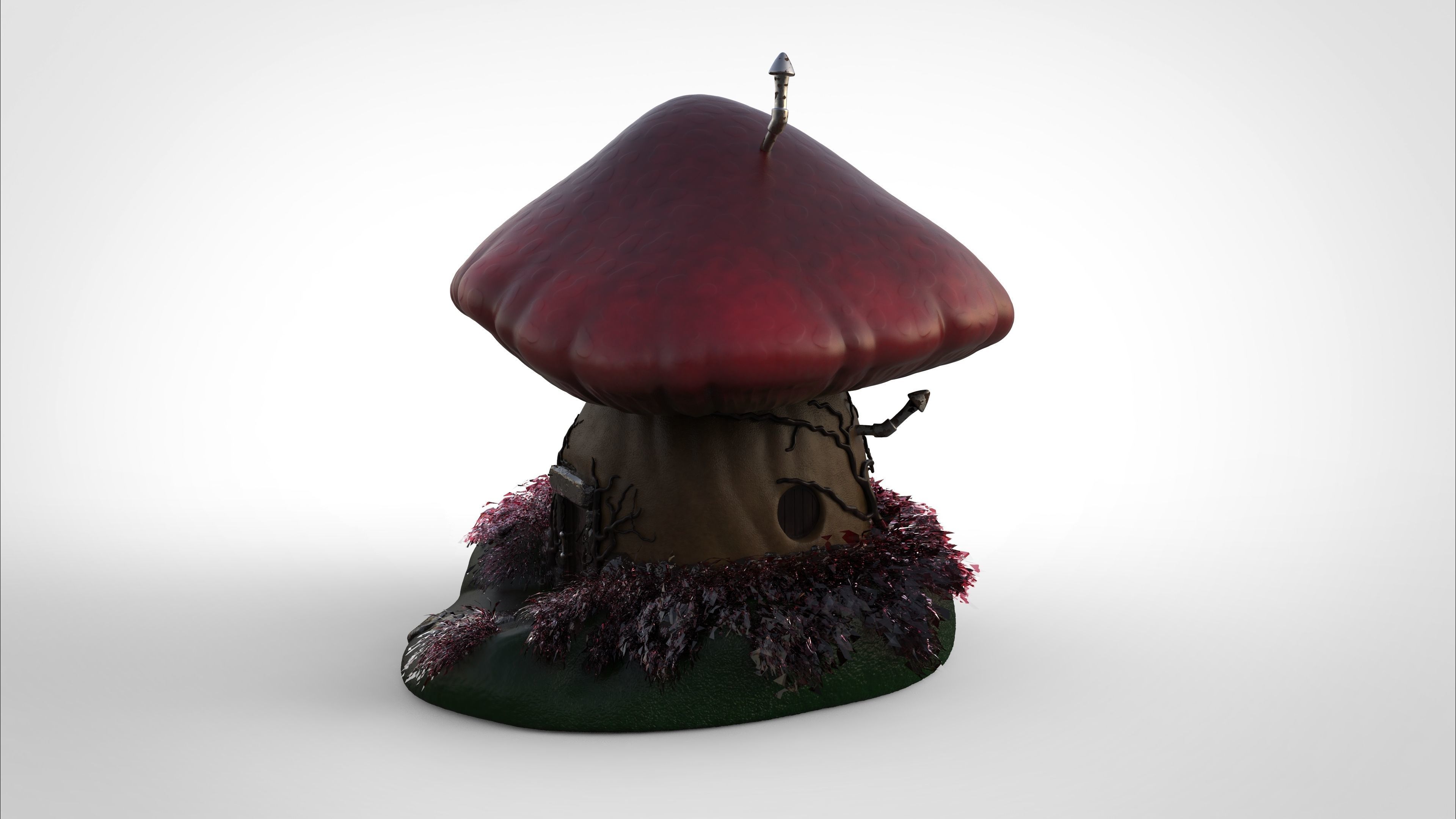 CASITA HONGO - MUSHROOM HOUSE 3D print model_8