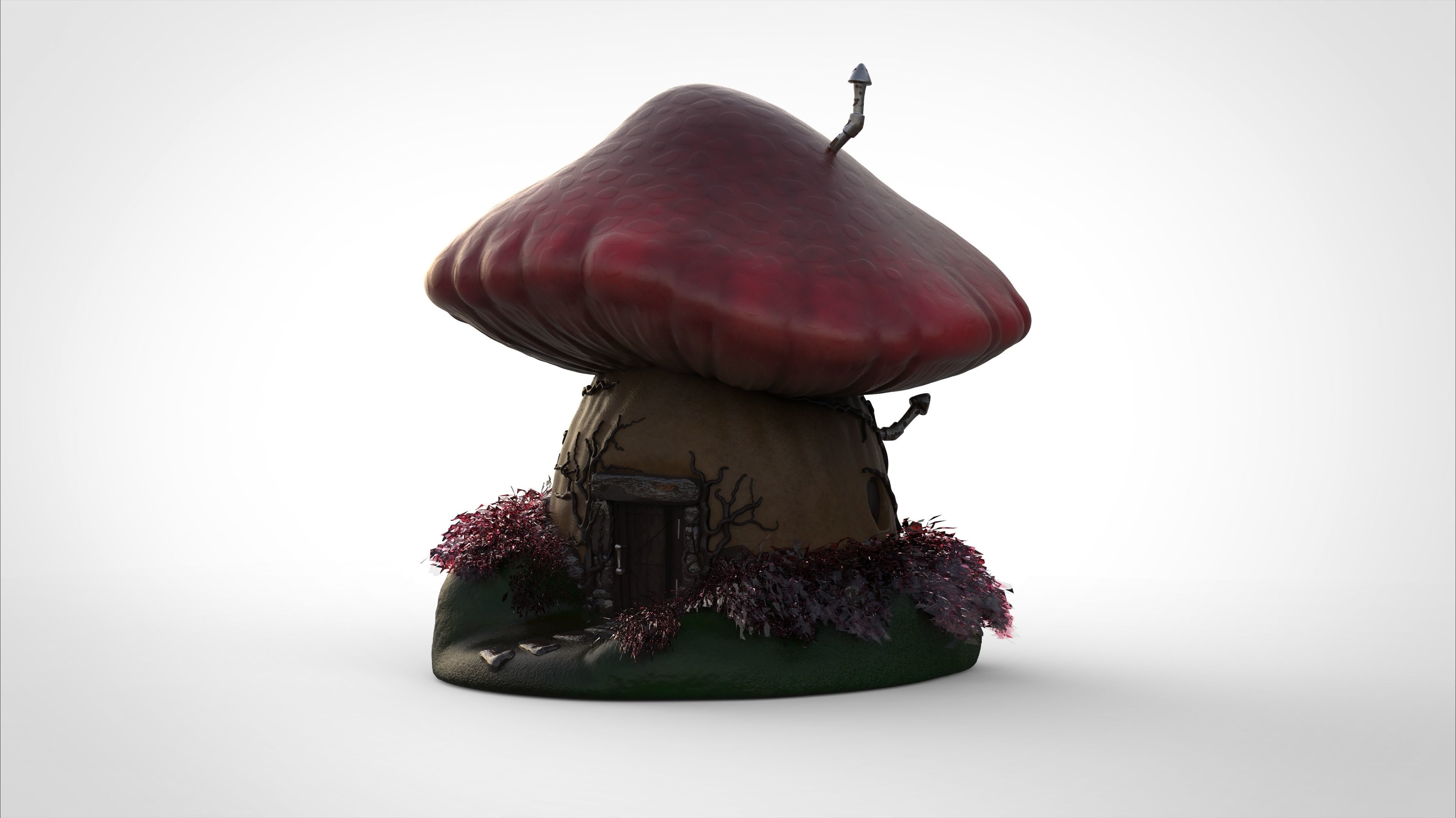CASITA HONGO - MUSHROOM HOUSE 3D print model_6