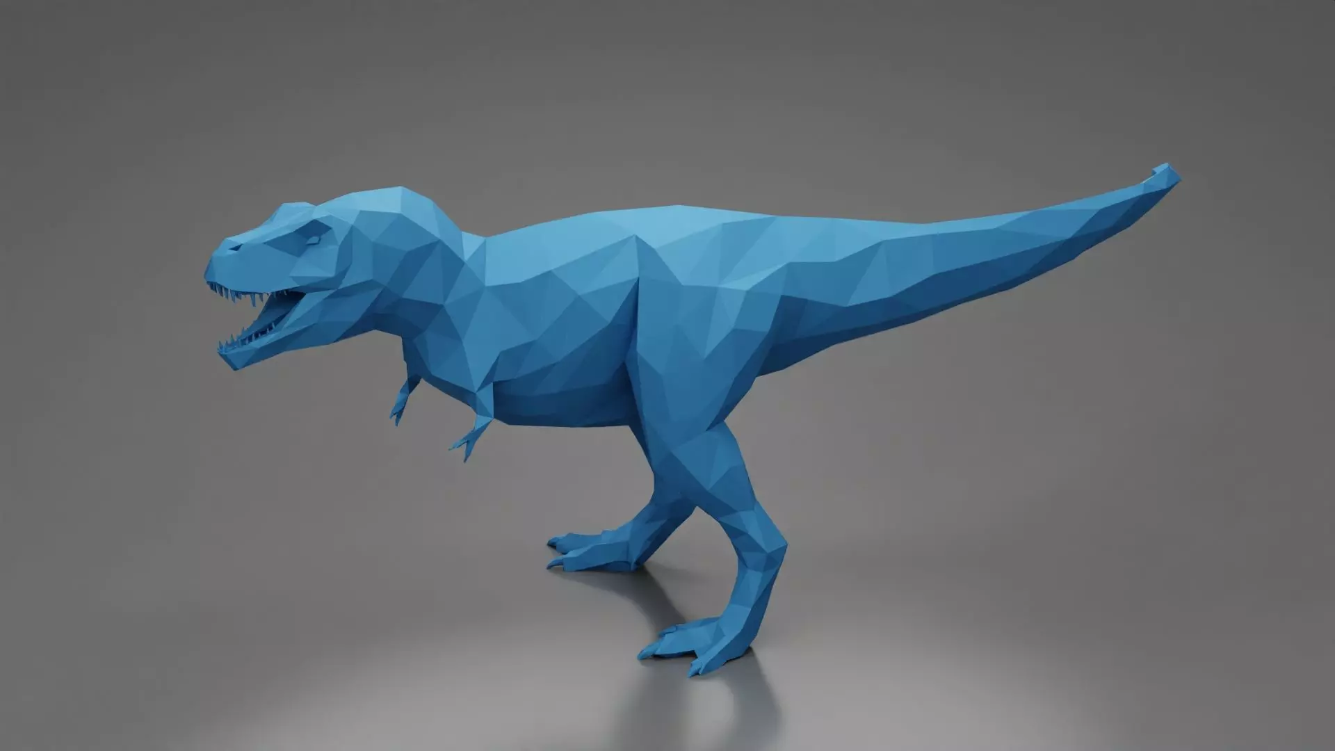 T-Rex 3 lowpoly 3D Print Low-poly 3D model_0