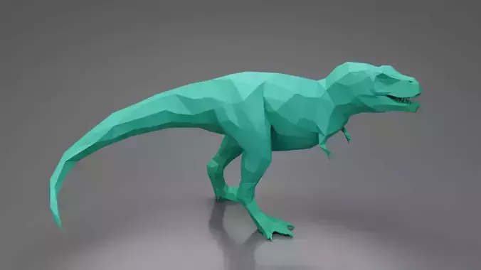 T-Rex 4 lowpoly 3D Print