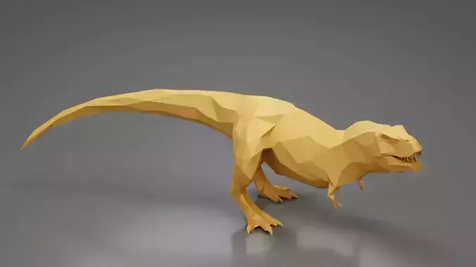 T-Rex 8 lowpoly 3D Print