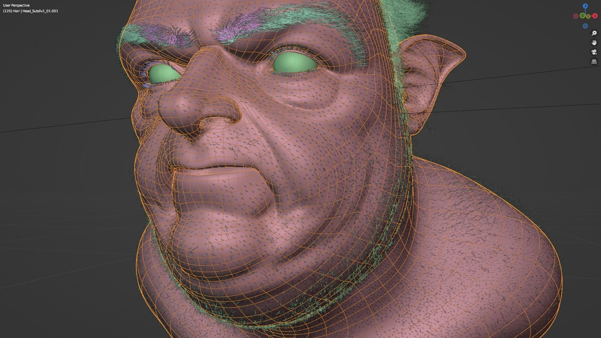 Deamon Low-poly 3D model_33