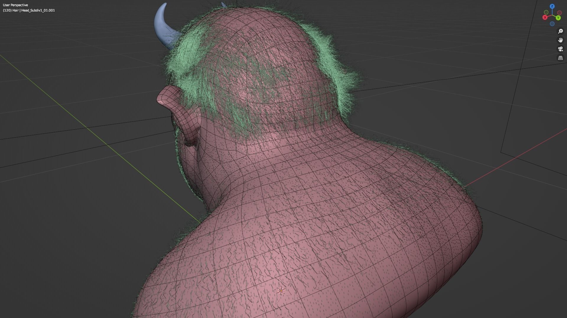 Deamon Low-poly 3D model_22