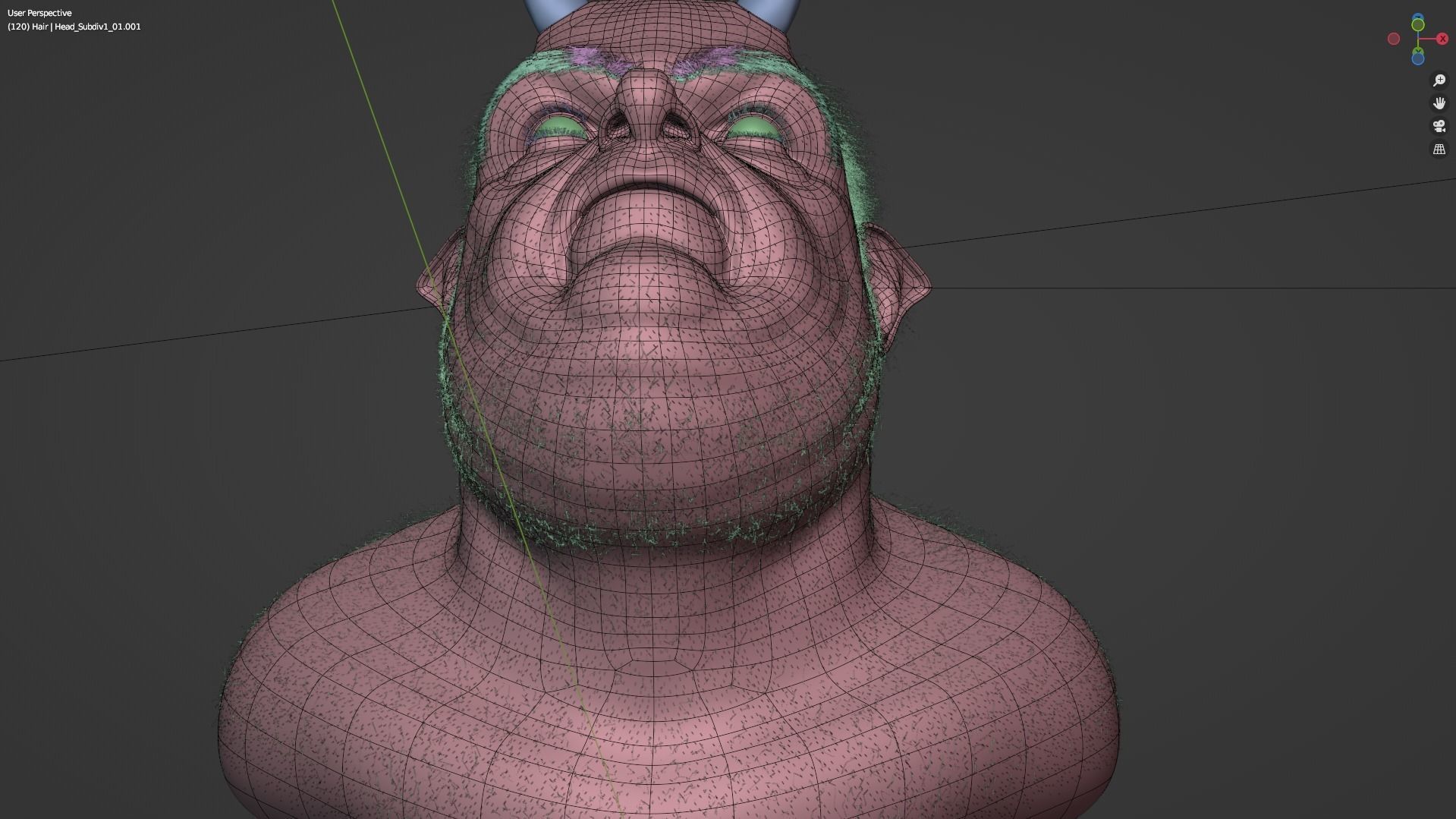 Deamon Low-poly 3D model_19