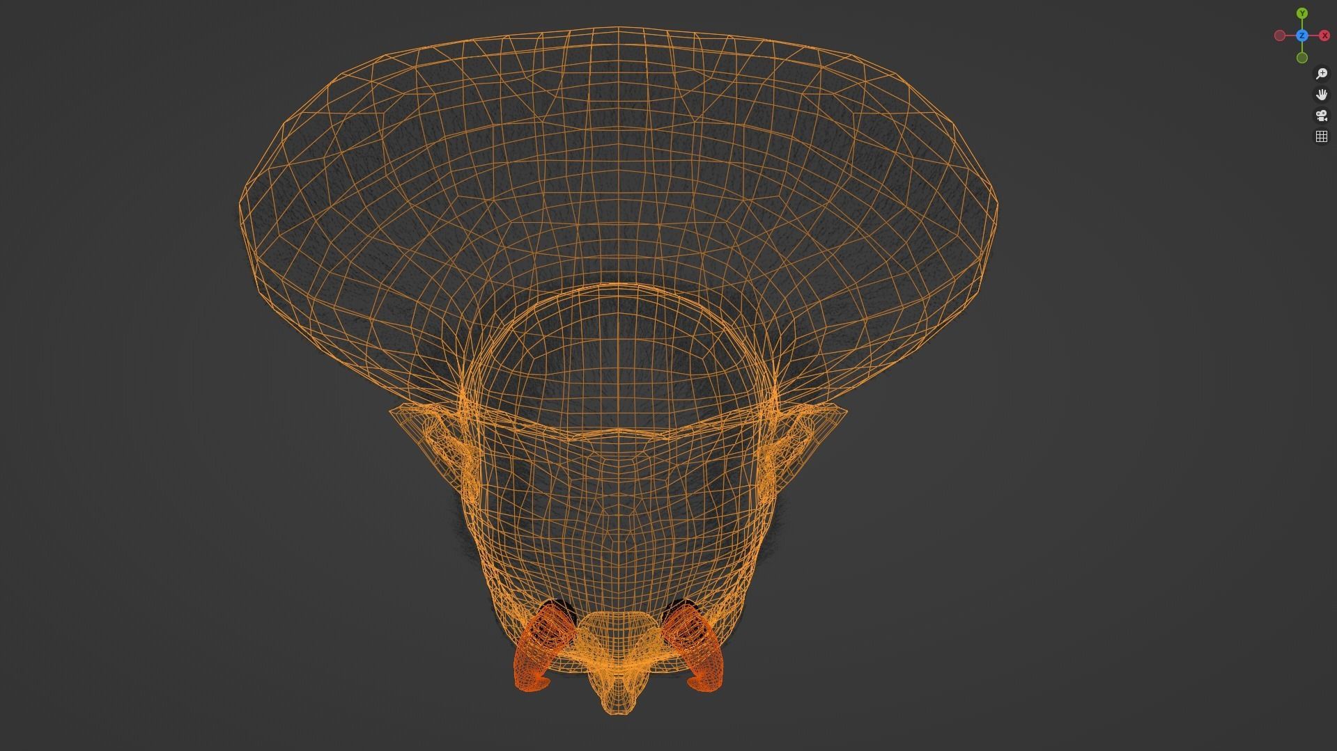 Deamon Low-poly 3D model_24