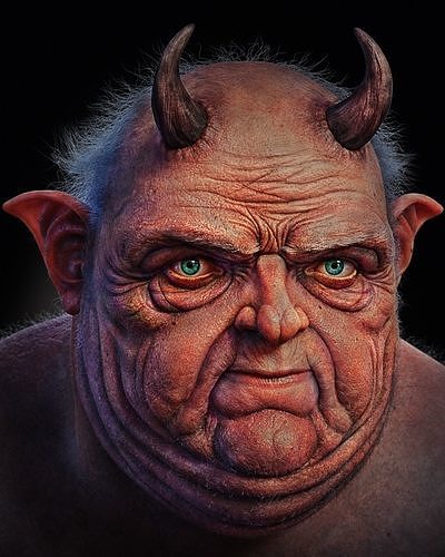 Stylized Monster Low-poly 3D model