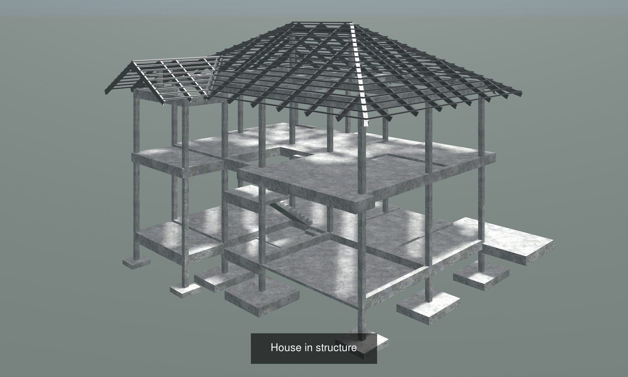 Building in structure 3D Model Collection_7