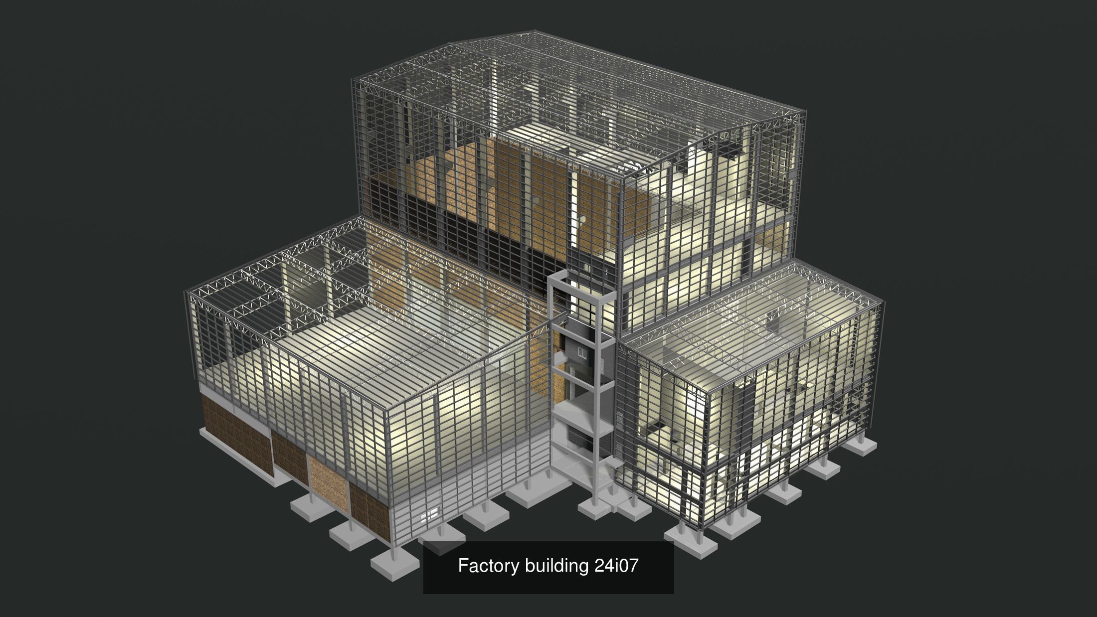 Building in structure 3D Model Collection_3