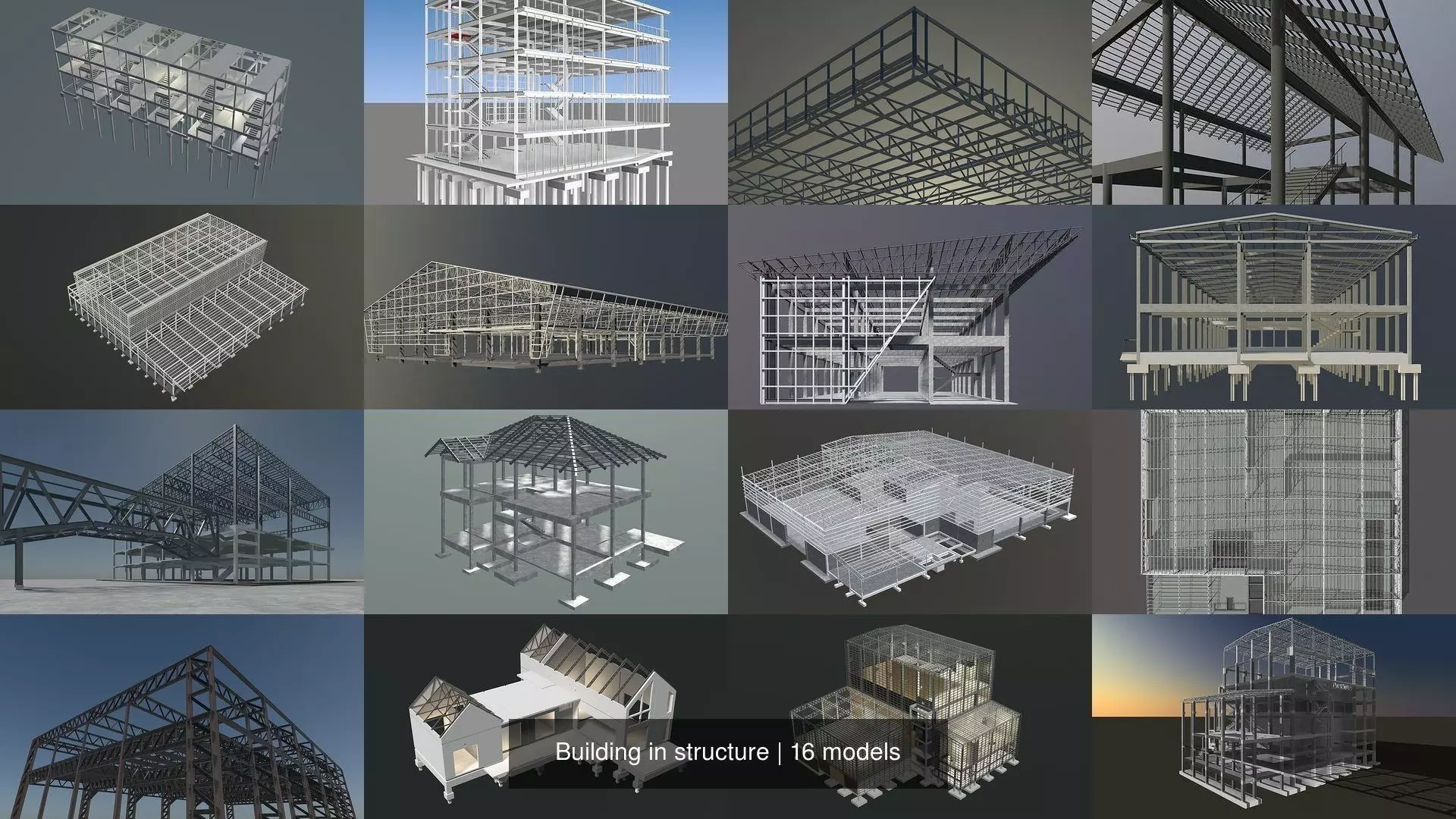 Building in structure 3D Model Collection_0